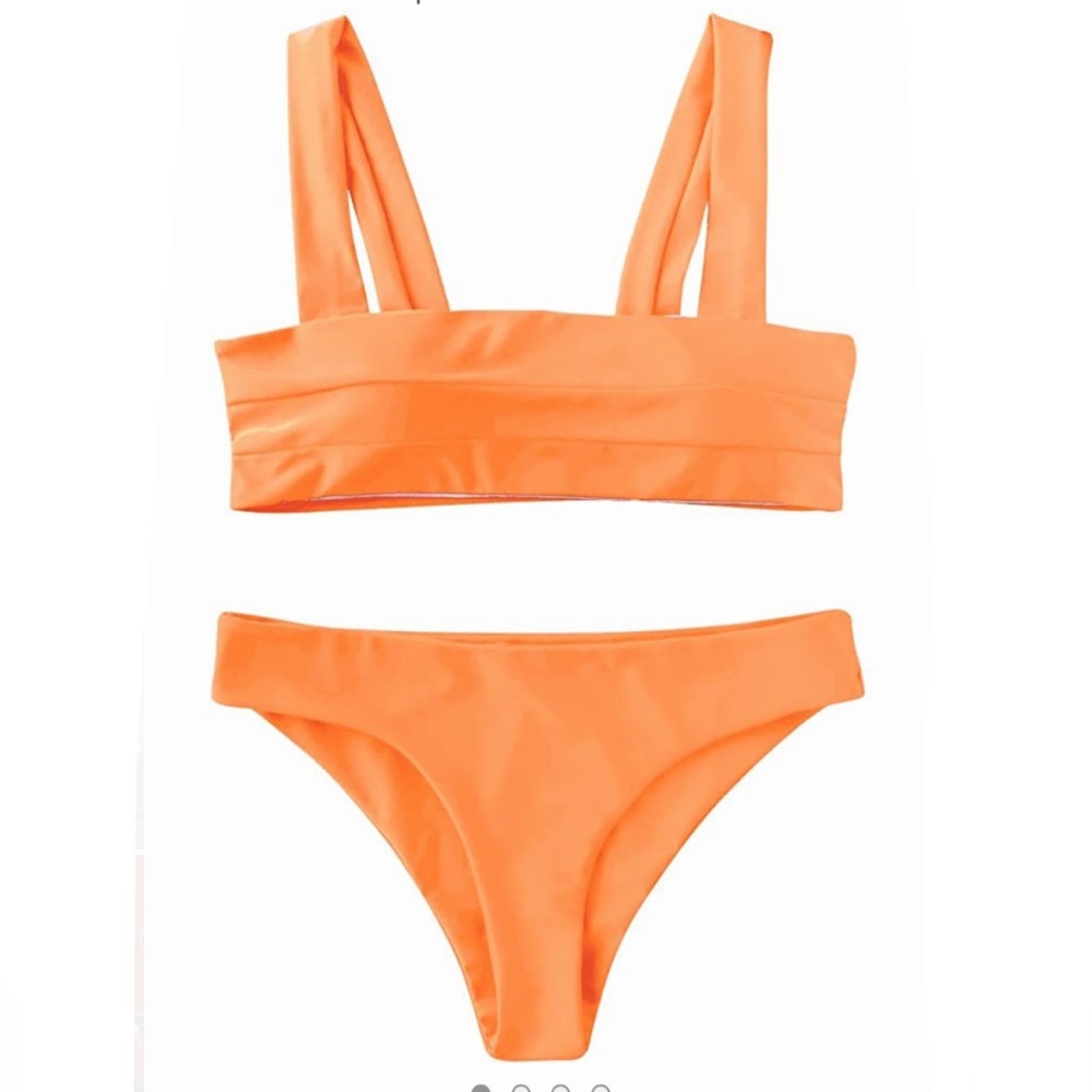 Neon Orange Bikini NWT